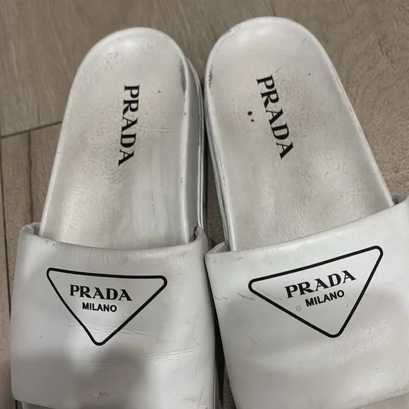 Prada Leather leather slide Size 38.5 - Picture 8 of 8